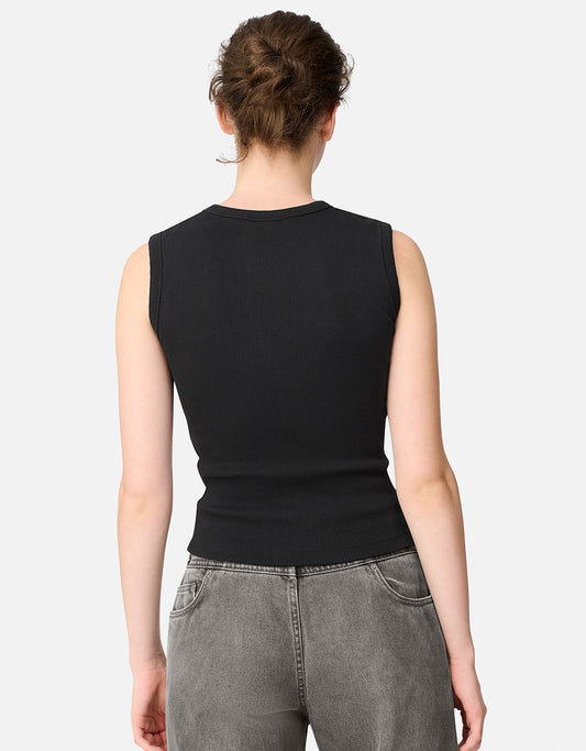 Playera tank Scoop Ribbed para mujer