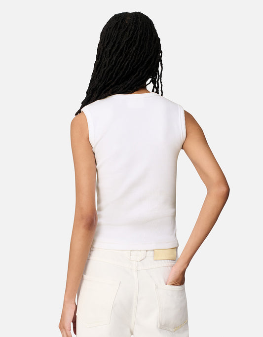 Playera tank Scoop Ribbed para mujer