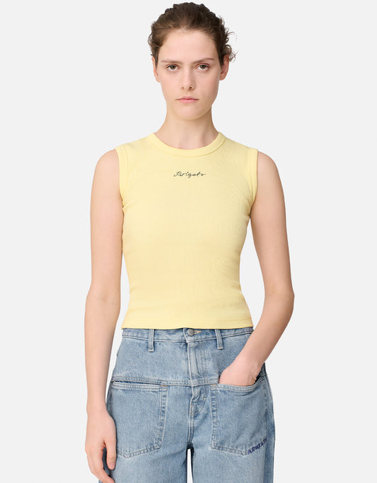Playera tank Scoop Ribbed para mujer