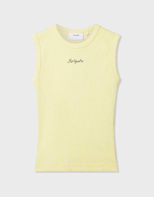 Playera tank Scoop Ribbed para mujer