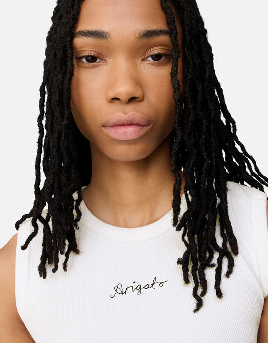 Playera tank Scoop Ribbed para mujer