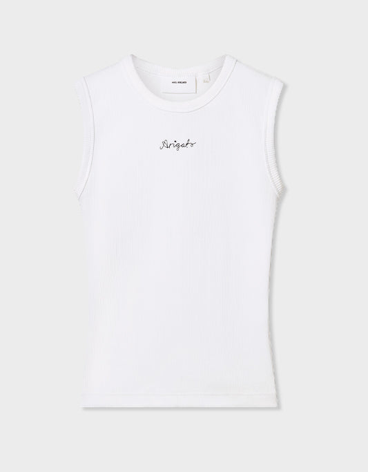 Playera tank Scoop Ribbed para mujer